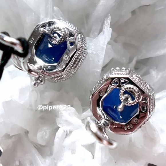 NWT Judith Ripka Asscher-cut Blue Sapphire Estate Stud Earrings - Picture 9 of 11